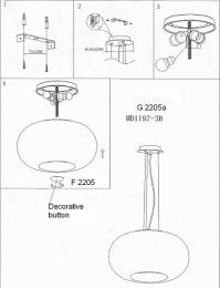Подвесной светильник Odeon Light Pati  - 2